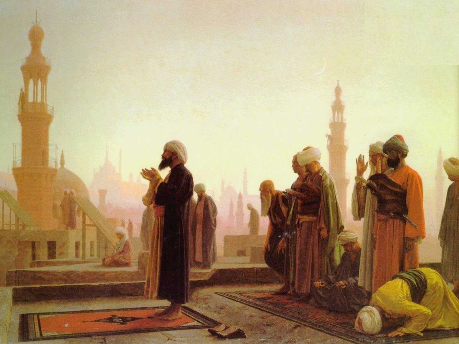 Как называется молитва в исламе. Jean Leon Gerome картины.